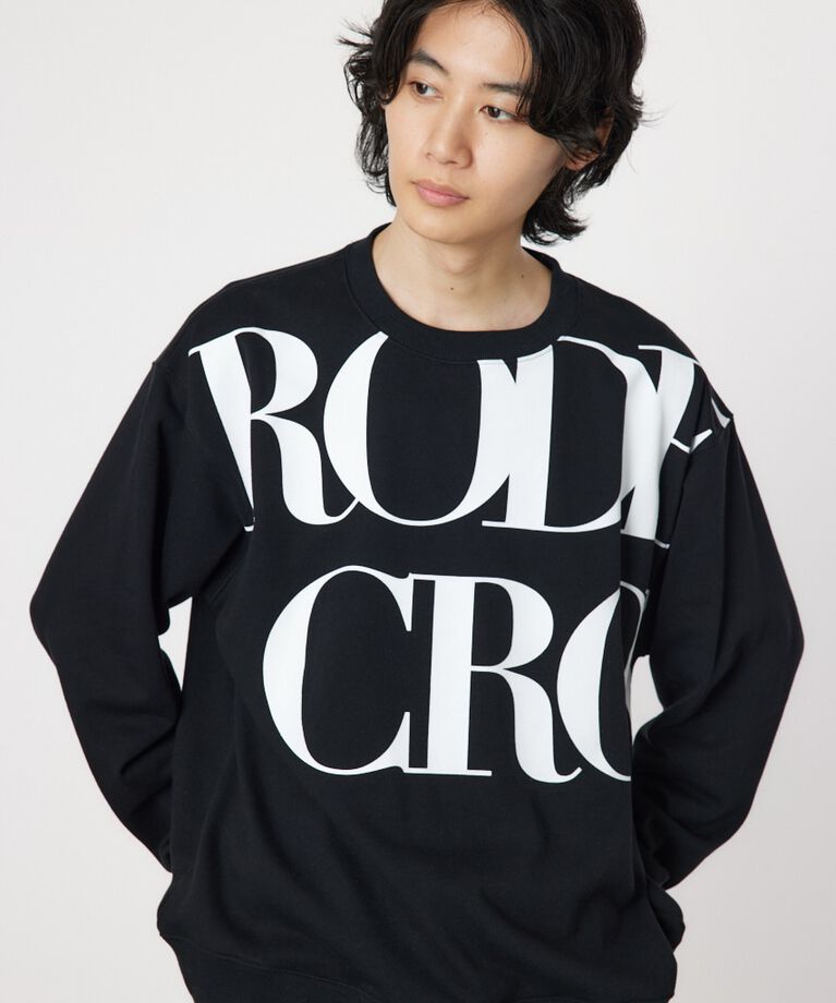 RODEO CROWNS「アッパーロゴスウェット」|パーカー|BLK