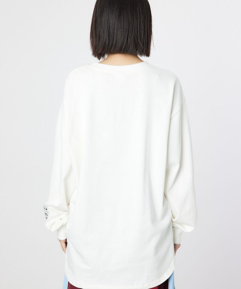 RODEO CROWNS「ネームパッチリラックスロングTシャツ」|Tシャツ・カットソー|