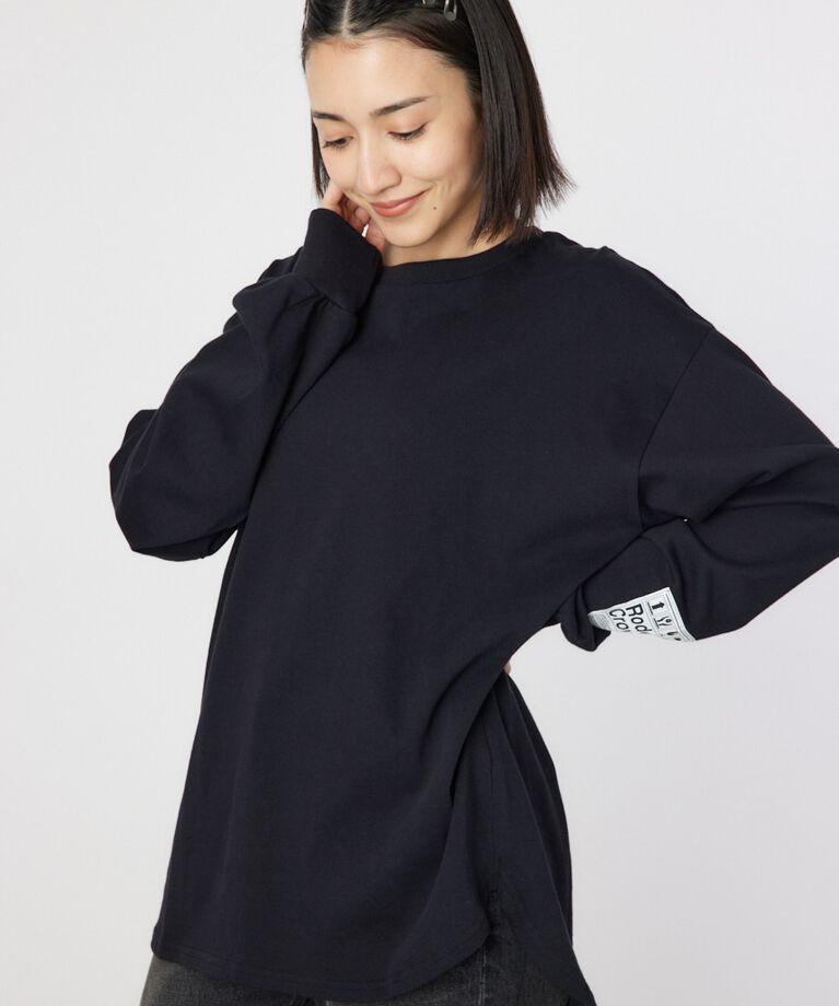 RODEO CROWNS「ネームパッチリラックスロングTシャツ」|Tシャツ・カットソー|