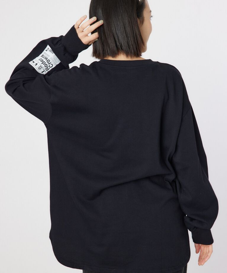 RODEO CROWNS「ネームパッチリラックスロングTシャツ」|Tシャツ・カットソー|