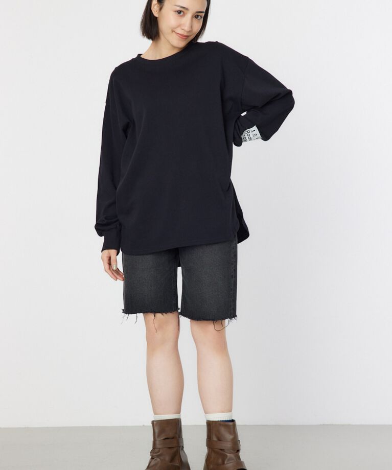 RODEO CROWNS「ネームパッチリラックスロングTシャツ」|Tシャツ・カットソー|