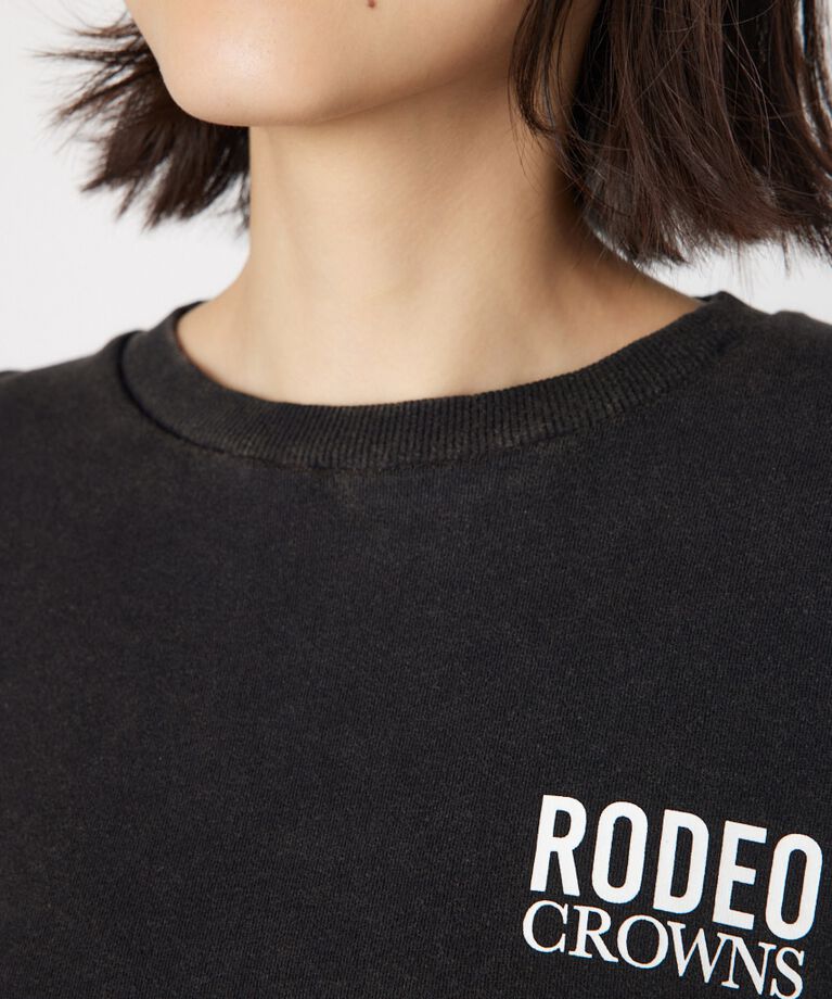 RODEO CROWNS「ダメージCROWNアップリケスウェット」|パーカー|