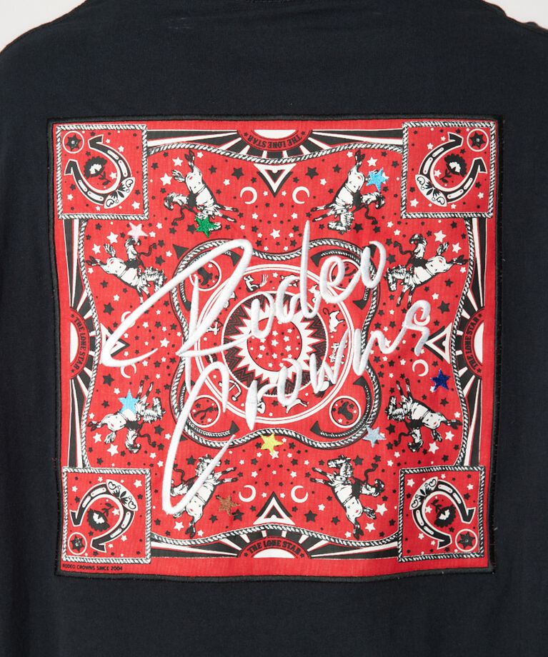 RODEO CROWNS「Cowboy バンダナ ロングスリーブTシャツ」|Tシャツ・カットソー|
