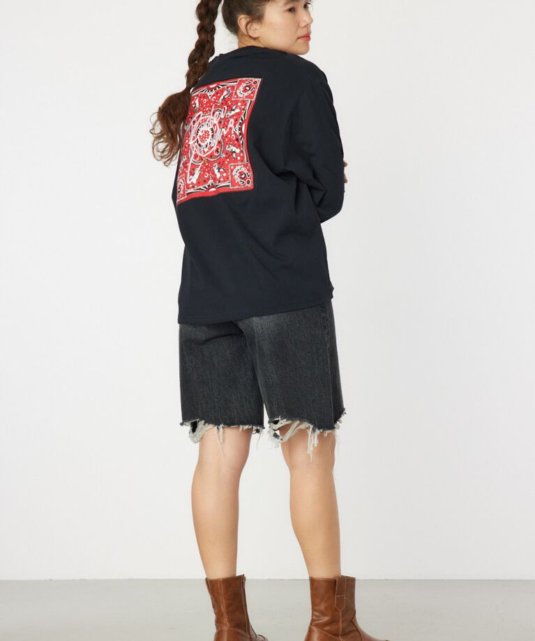 RODEO CROWNS「Cowboy バンダナ ロングスリーブTシャツ」|Tシャツ・カットソー|
