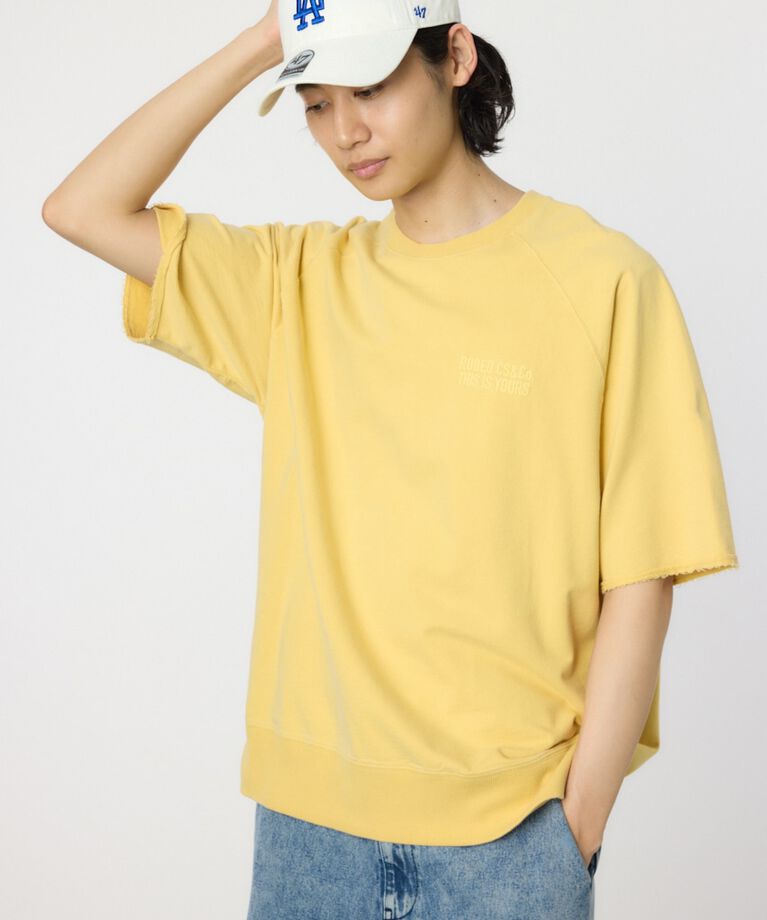RODEO CROWNS「CIRCLE エンボスロゴ半袖スウェットトップス」|Tシャツ・カットソー|