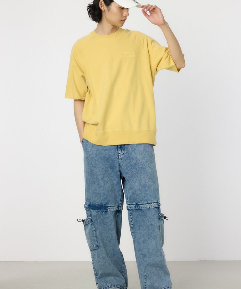 RODEO CROWNS「CIRCLE エンボスロゴ半袖スウェットトップス」|Tシャツ・カットソー|