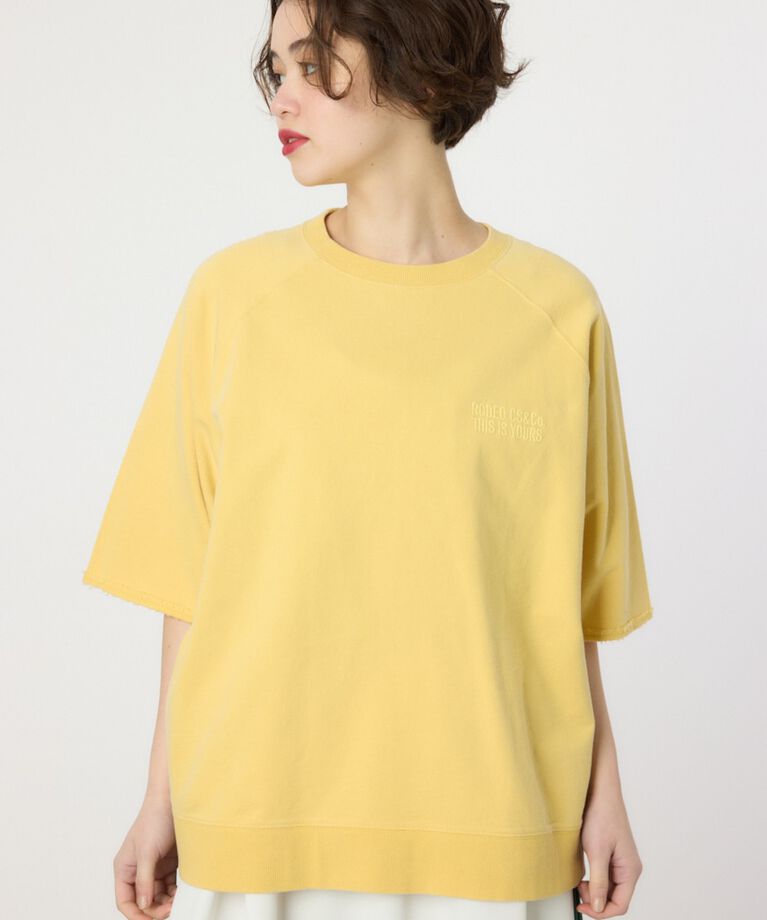 RODEO CROWNS「CIRCLE エンボスロゴ半袖スウェットトップス」|Tシャツ・カットソー|