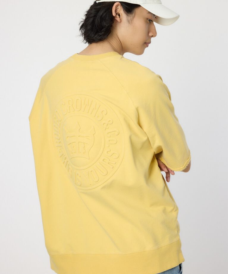 RODEO CROWNS「CIRCLE エンボスロゴ半袖スウェットトップス」|Tシャツ・カットソー|