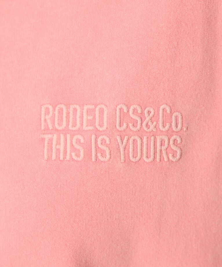 RODEO CROWNS「CIRCLE エンボスロゴ半袖スウェットトップス」|Tシャツ・カットソー|