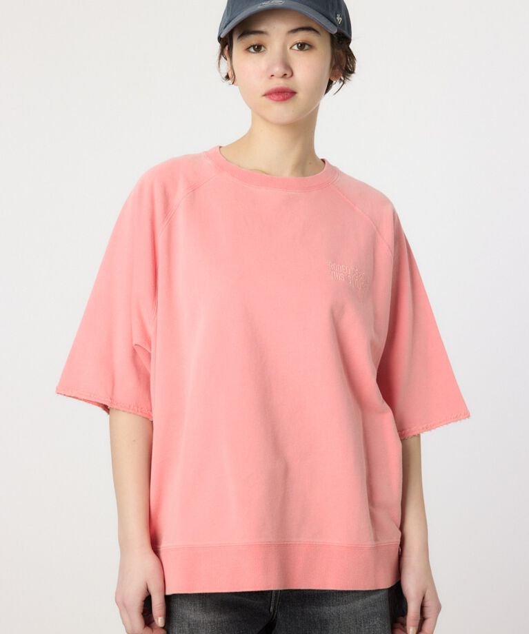 RODEO CROWNS「CIRCLE エンボスロゴ半袖スウェットトップス」|Tシャツ・カットソー|
