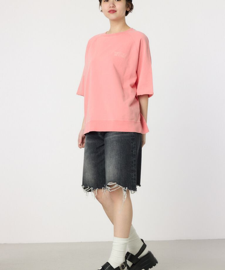 RODEO CROWNS「CIRCLE エンボスロゴ半袖スウェットトップス」|Tシャツ・カットソー|