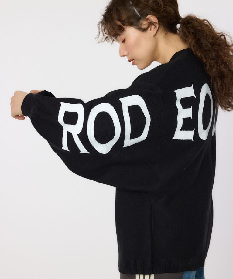 RODEO CROWNS「バックロゴドルマンニットカーディガン」|ニット・セーター|