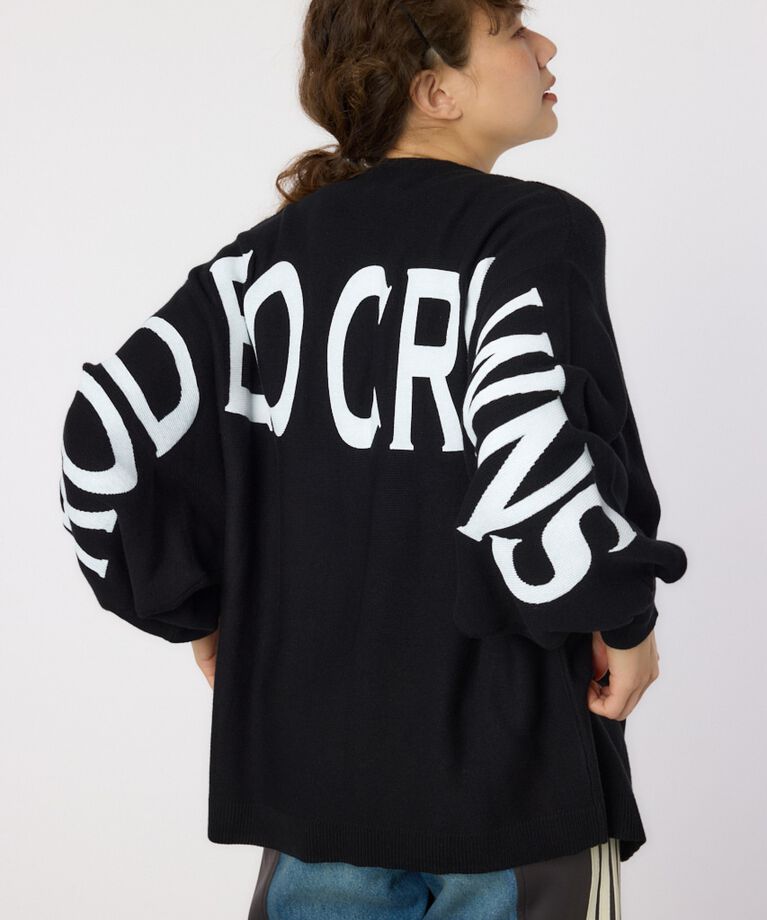 RODEO CROWNS「バックロゴドルマンニットカーディガン」|ニット・セーター|