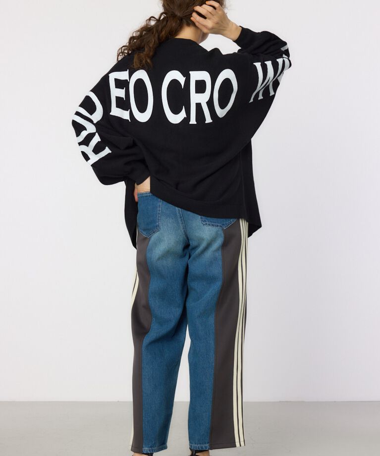 RODEO CROWNS「バックロゴドルマンニットカーディガン」|ニット・セーター|