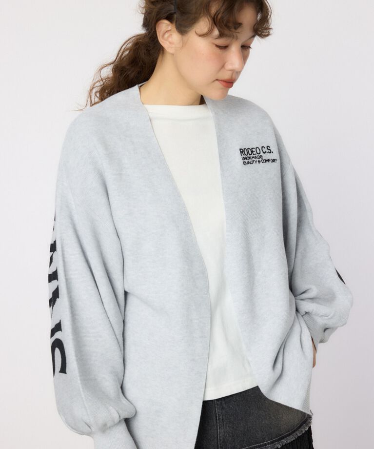 RODEO CROWNS「バックロゴドルマンニットカーディガン」|ニット・セーター|L/T.GRY1