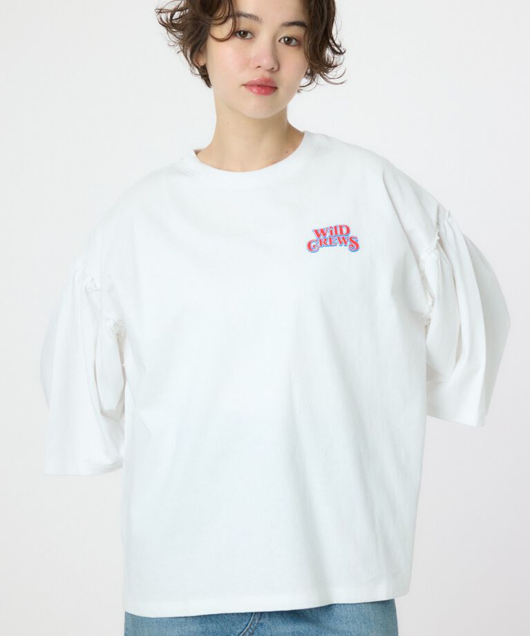 RODEO CROWNS「アソートグラフィックフリル袖 Tシャツ」|Tシャツ・カットソー|