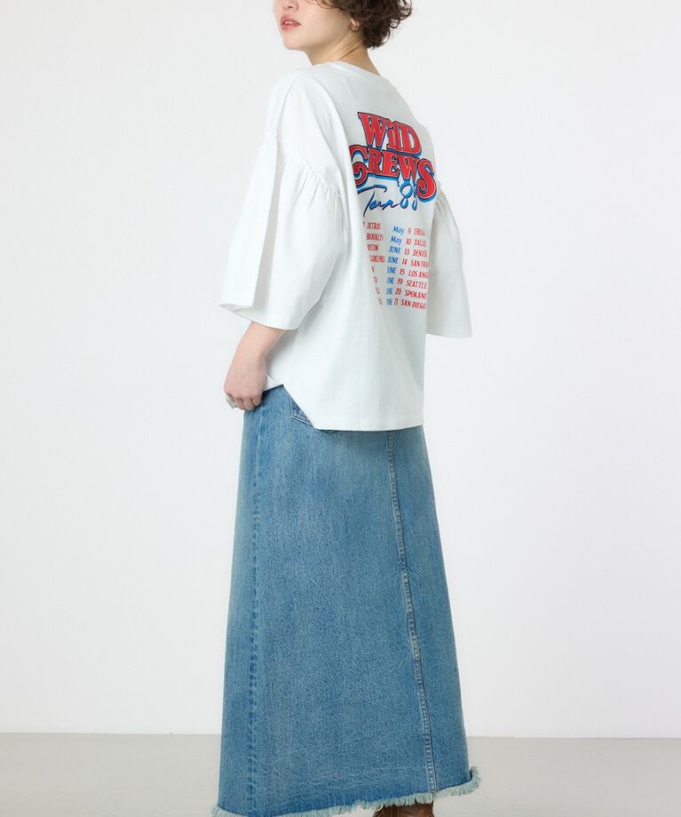RODEO CROWNS「アソートグラフィックフリル袖 Tシャツ」|Tシャツ・カットソー|