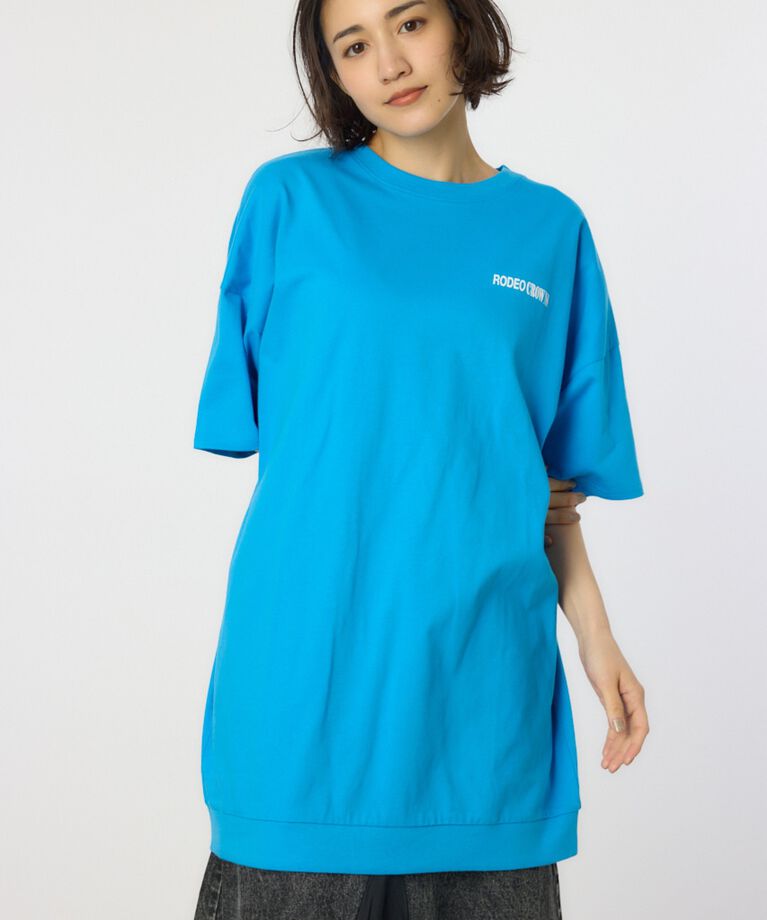 RODEO CROWNS「Flower Box Logoワンピース」|ワンピース|L/BLU1