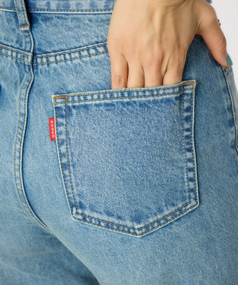 RODEO CROWNS「waist designフレアデニムパンツ」|デニム|