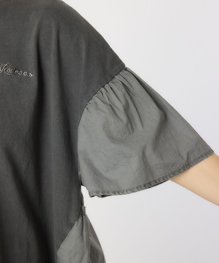 RODEO CROWNS「ピグメントバックフリルトップス」|Tシャツ・カットソー|