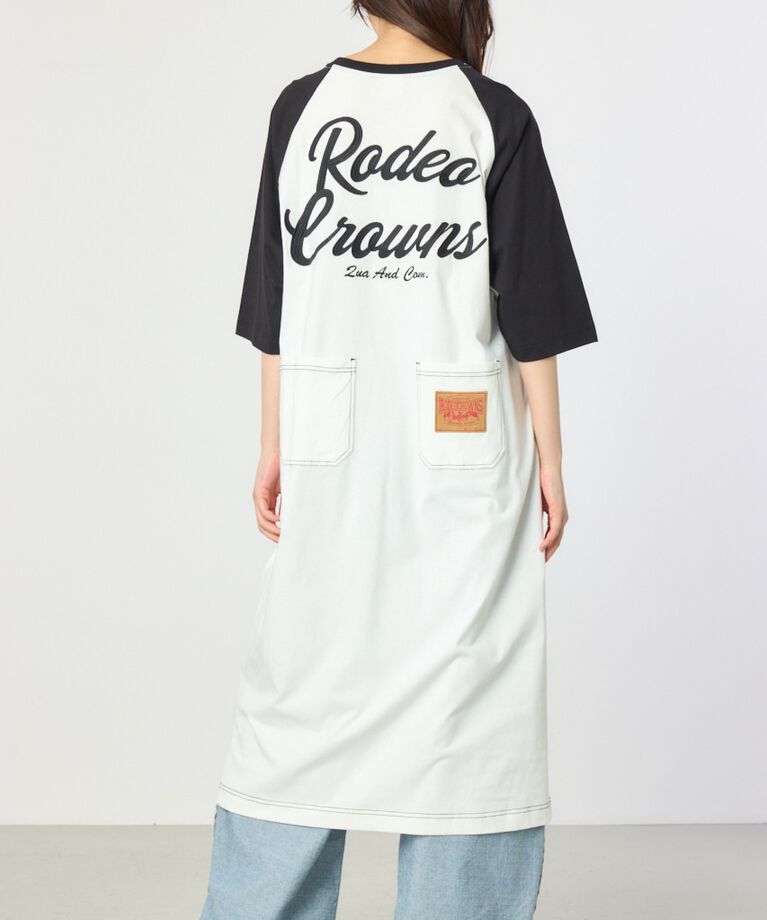 RODEO CROWNS「ラグランカラーステッチワンピース」|ワンピース|