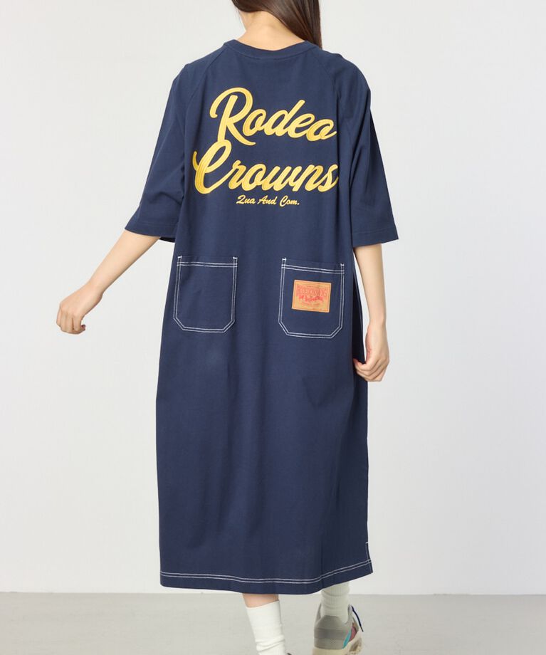 RODEO CROWNS「ラグランカラーステッチワンピース」|ワンピース|