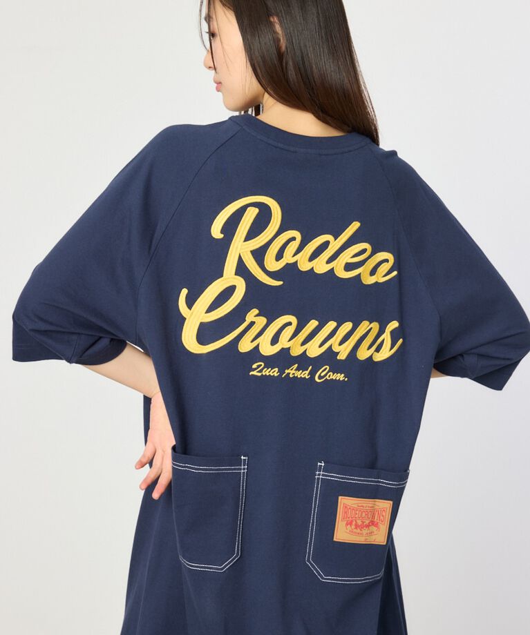 RODEO CROWNS「ラグランカラーステッチワンピース」|ワンピース|