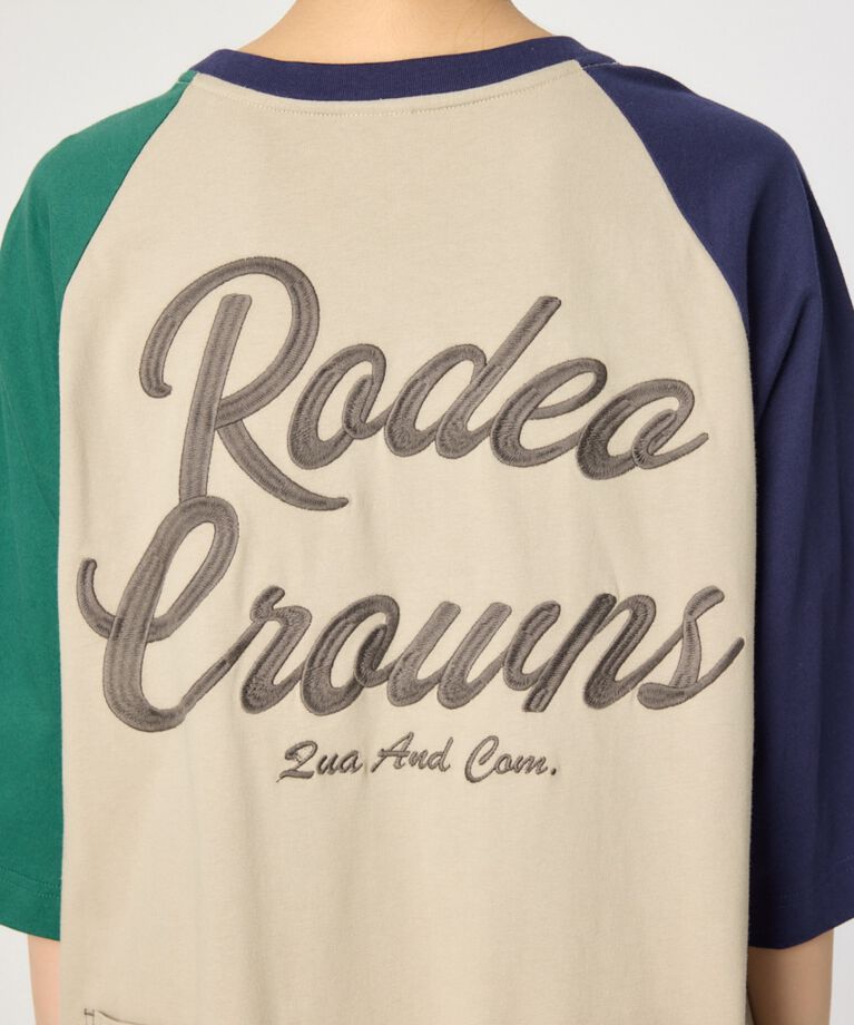 RODEO CROWNS「ラグランカラーステッチワンピース」|ワンピース|
