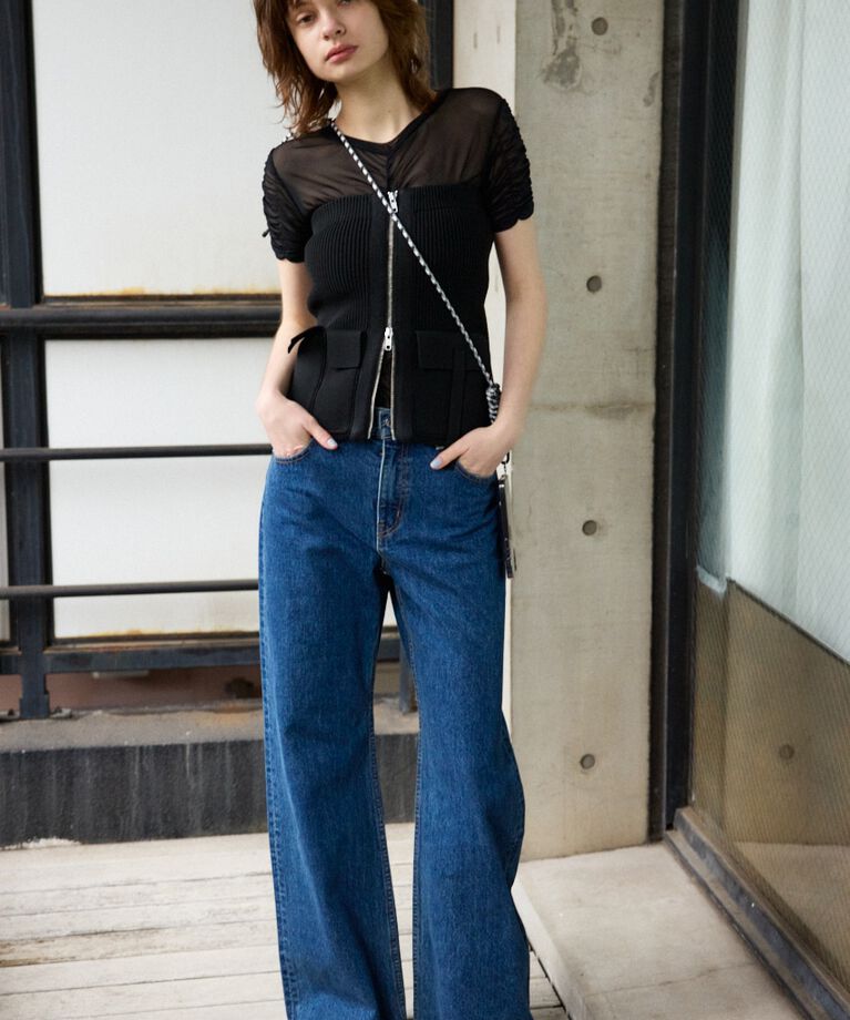 SLY「EB-STRAIGHT PT-C」|デニム|