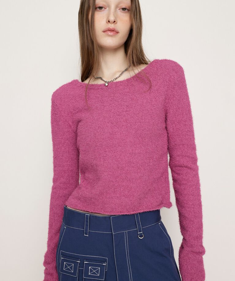 SLY「SPRING FRIZZY YARN 2WAY カーディガン」|カーディガン|PNK