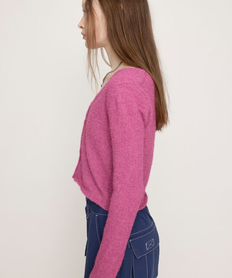 SLY「SPRING FRIZZY YARN 2WAY カーディガン」|カーディガン|