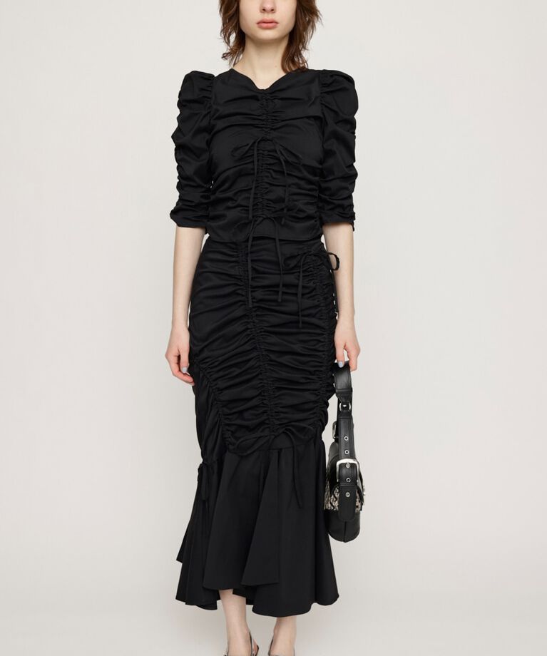 SLY「GATHER MERMAID スカート」|スカート|BLK