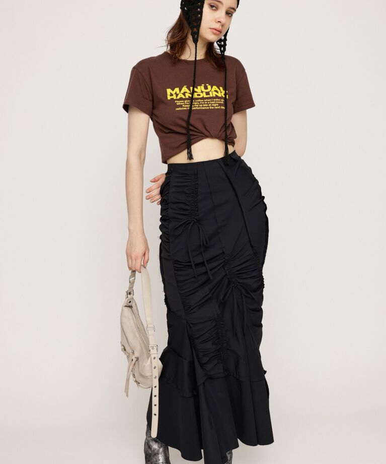 SLY「CUT OUT GATHER MERMAID スカート」|スカート|