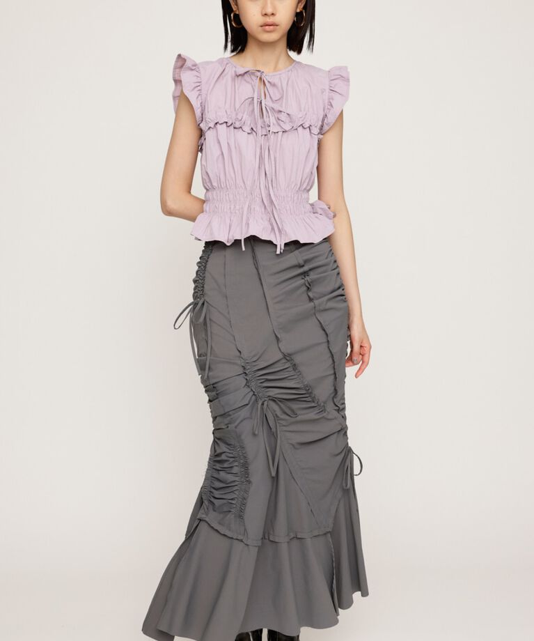 SLY「CUT OUT GATHER MERMAID スカート」|スカート|