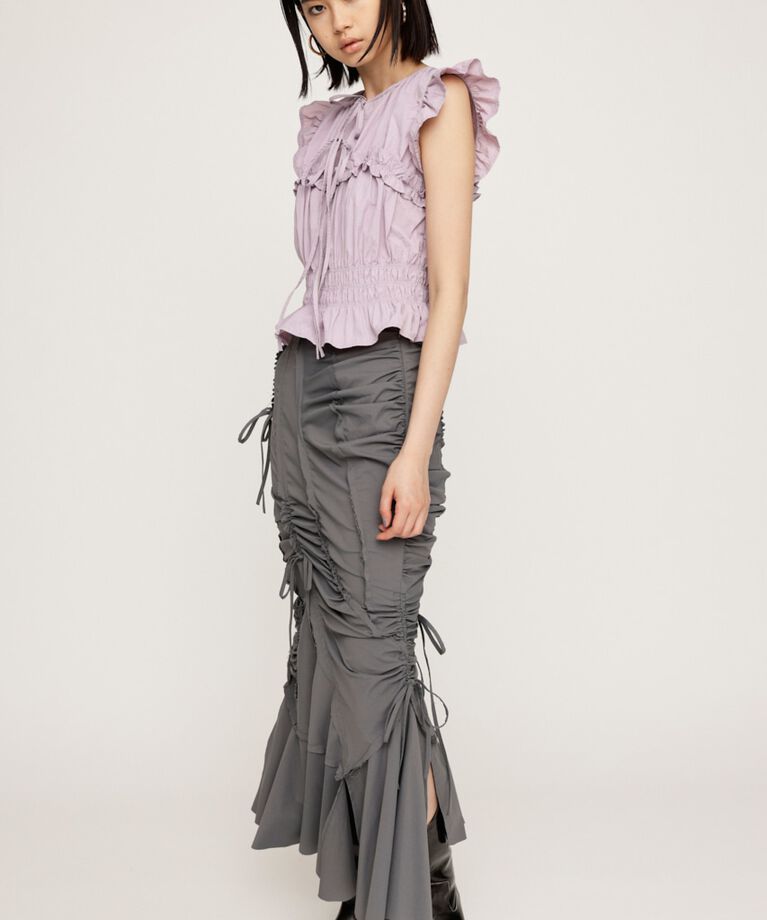 SLY「CUT OUT GATHER MERMAID スカート」|スカート|