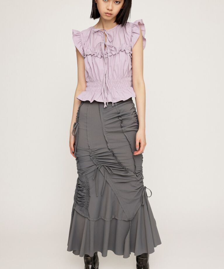SLY「CUT OUT GATHER MERMAID スカート」|スカート|