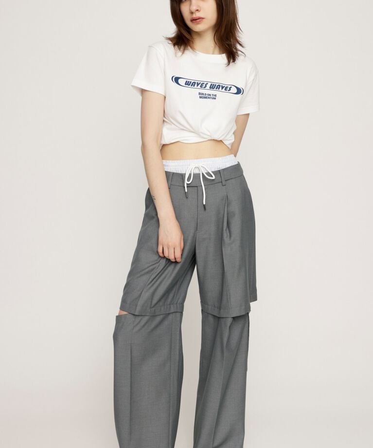 SLY「FRONT PRINT COMPACT Tシャツ」|Tシャツ・カットソー|