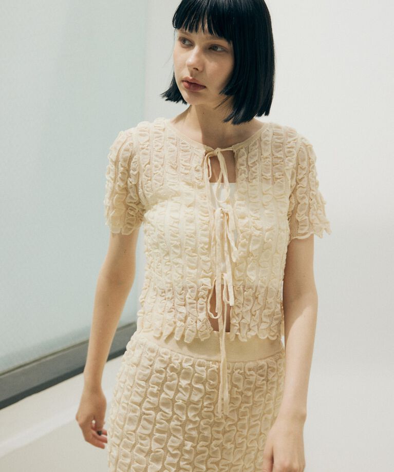 SLY「SHEER 2WAY トップス」|ニット・セーター|