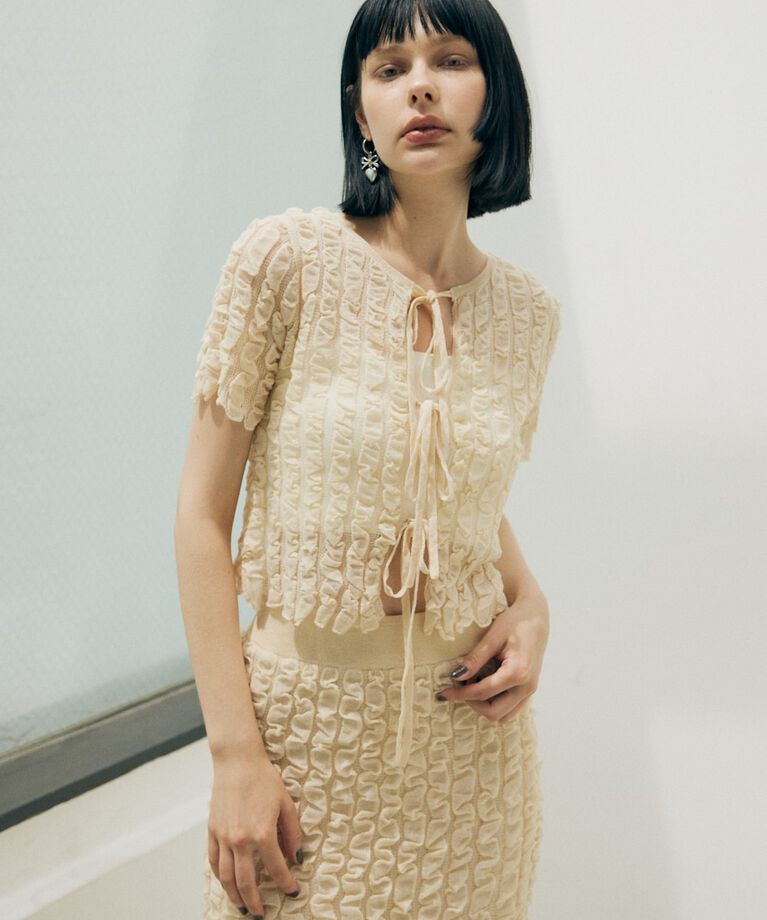 SLY「SHEER 2WAY トップス」|ニット・セーター|