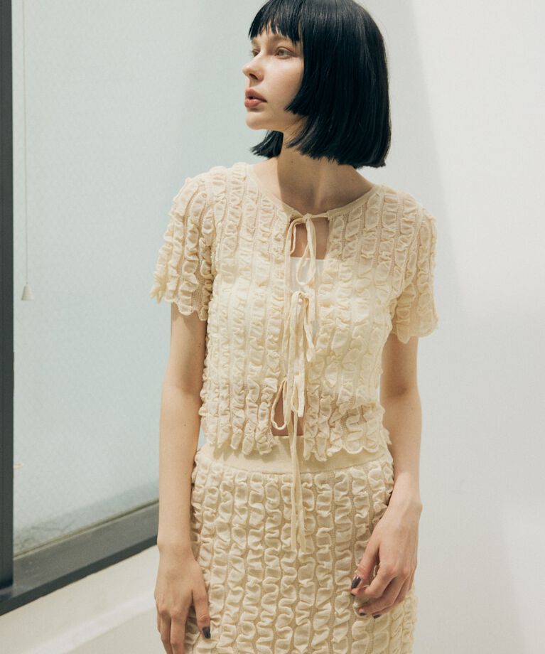 SLY「SHEER 2WAY トップス」|ニット・セーター|