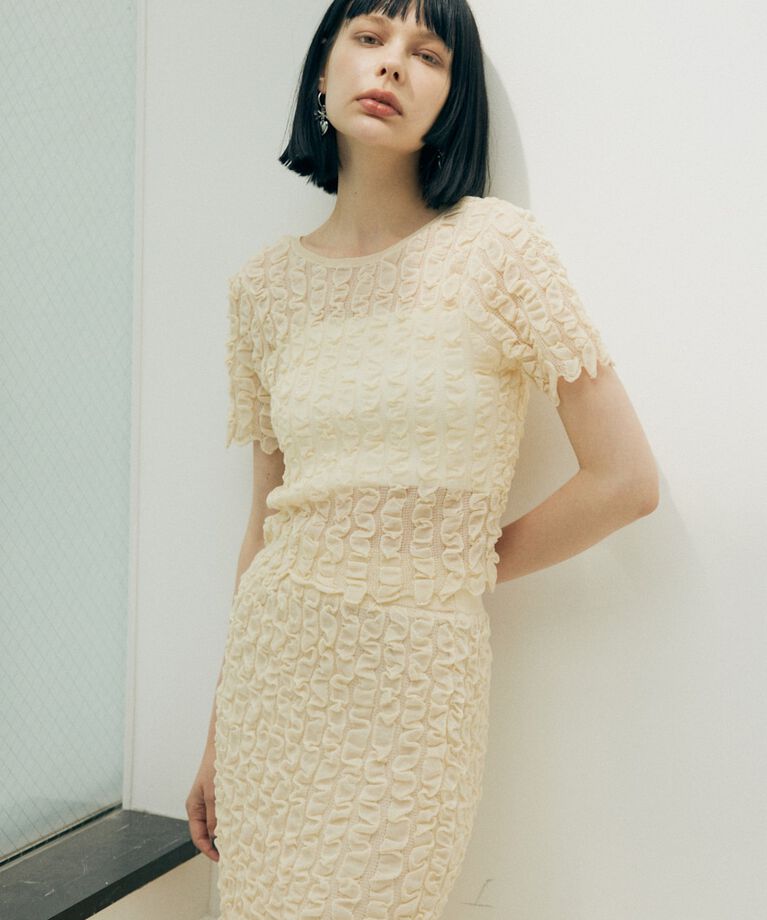 SLY「SHEER 2WAY トップス」|ニット・セーター|