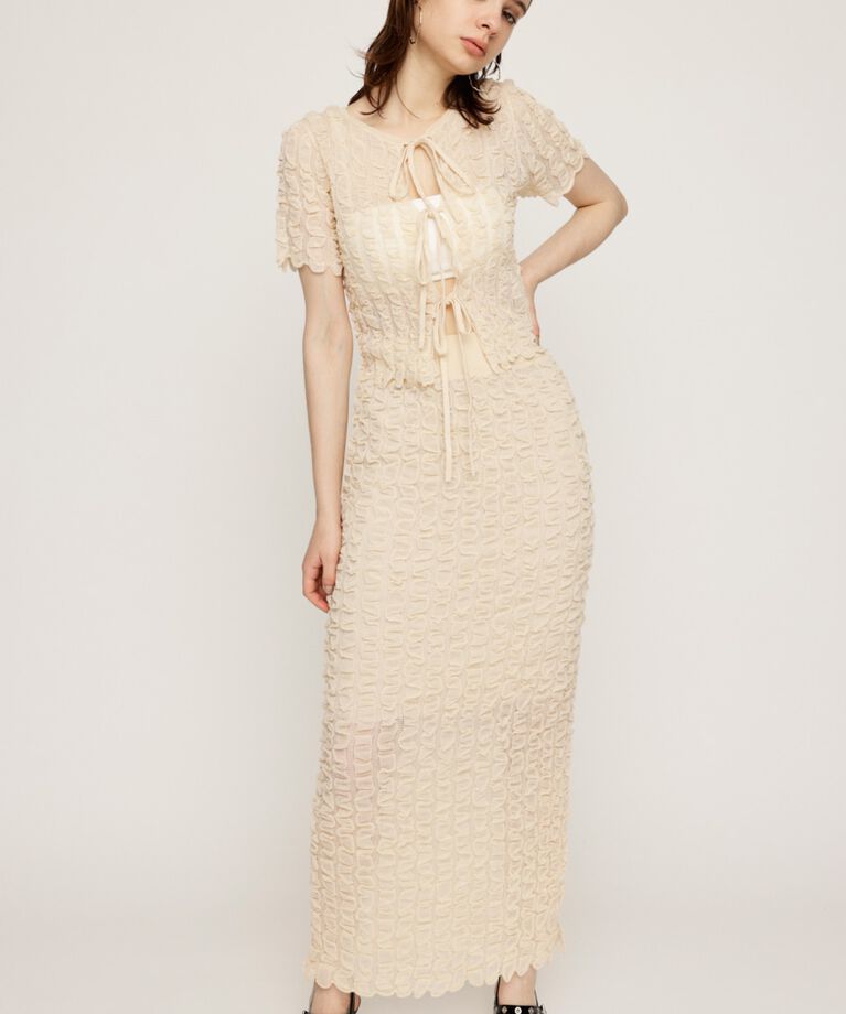 SLY「SHEER 2WAY トップス」|ニット・セーター|