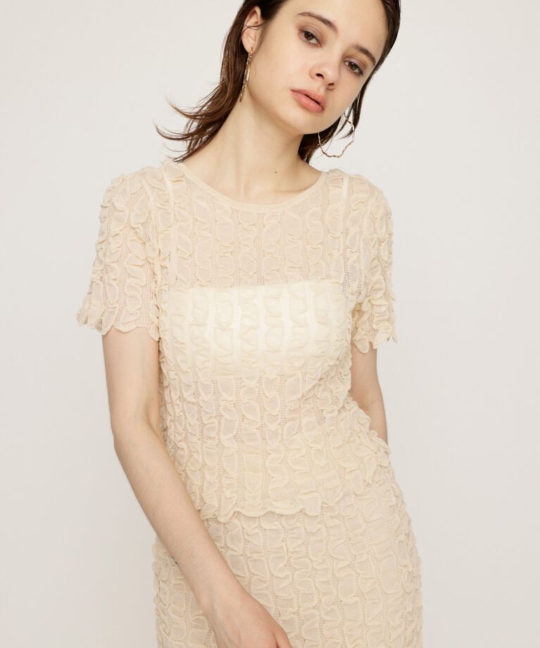 SLY「SHEER 2WAY トップス」|ニット・セーター|