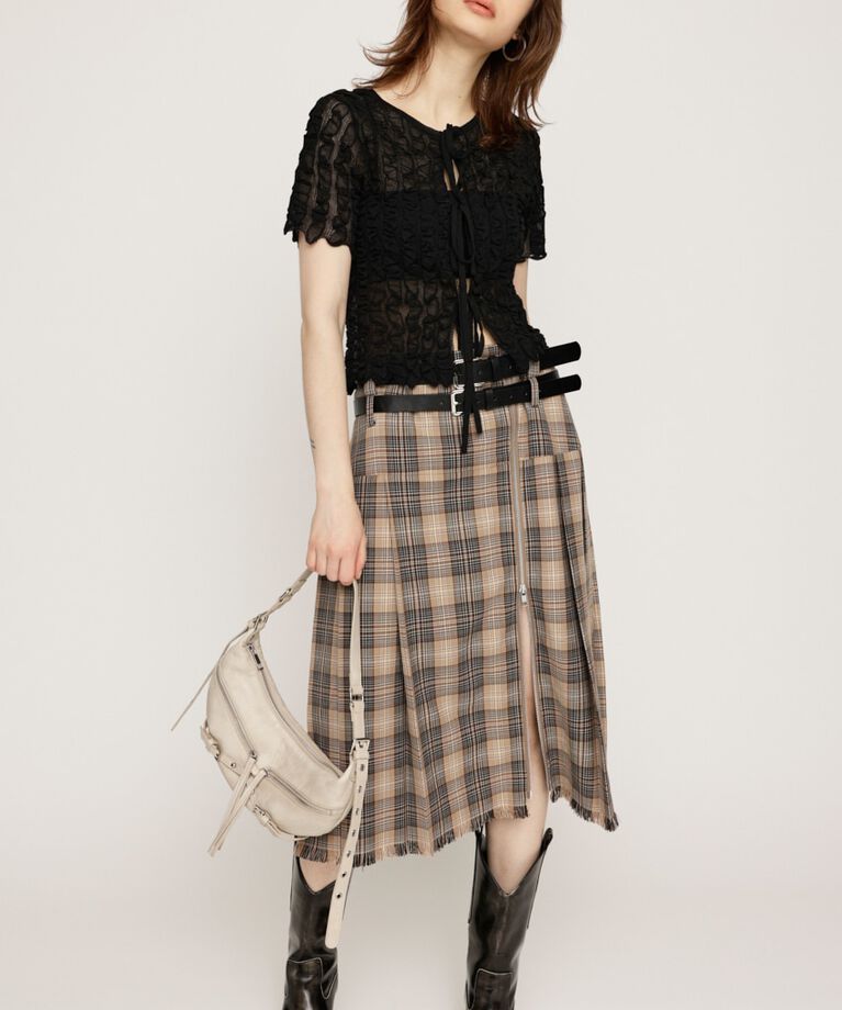 SLY「SHEER 2WAY トップス」|ニット・セーター|