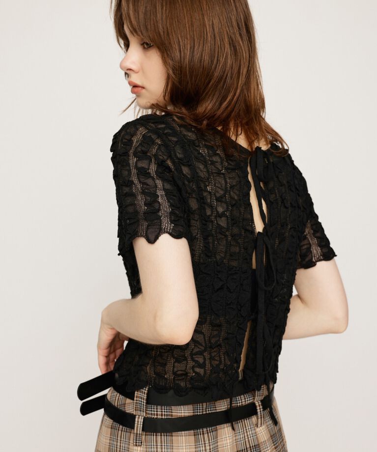 SLY「SHEER 2WAY トップス」|ニット・セーター|