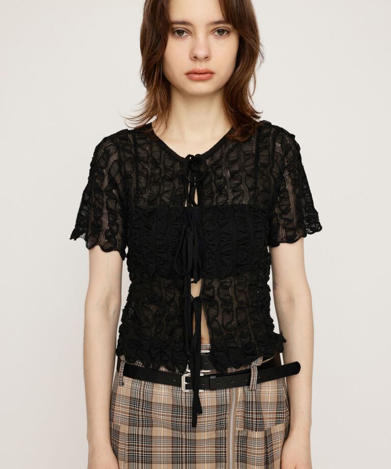 SLY「SHEER 2WAY トップス」|ニット・セーター|