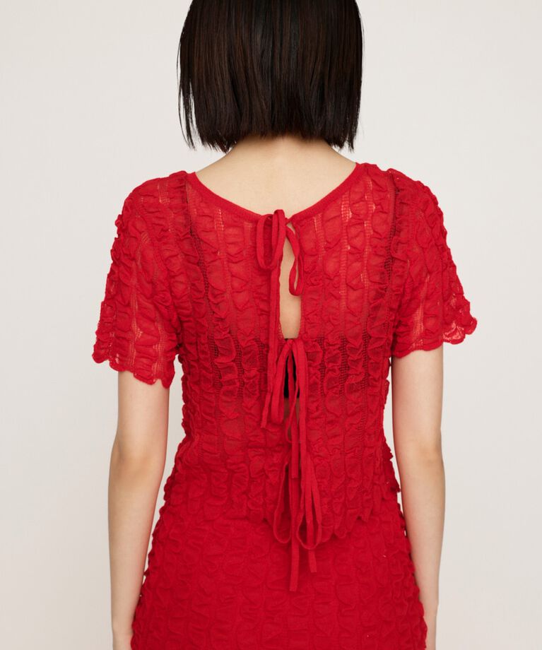 SLY「SHEER 2WAY トップス」|ニット・セーター|
