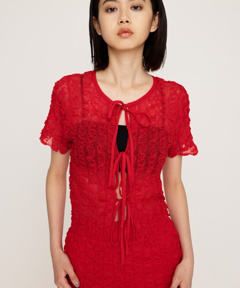 SLY「SHEER 2WAY トップス」|ニット・セーター|