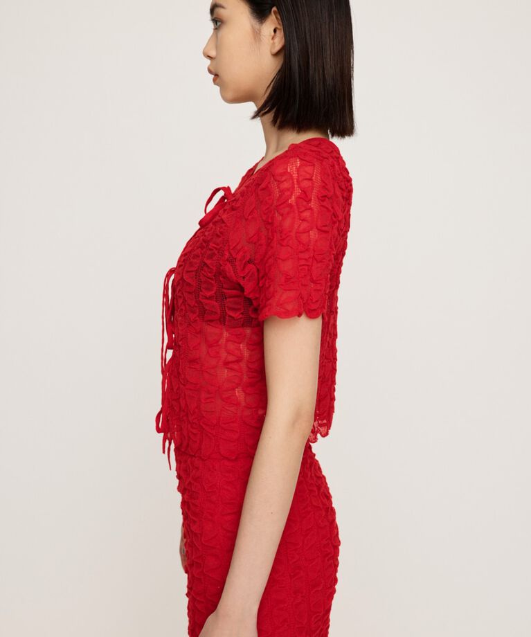 SLY「SHEER 2WAY トップス」|ニット・セーター|