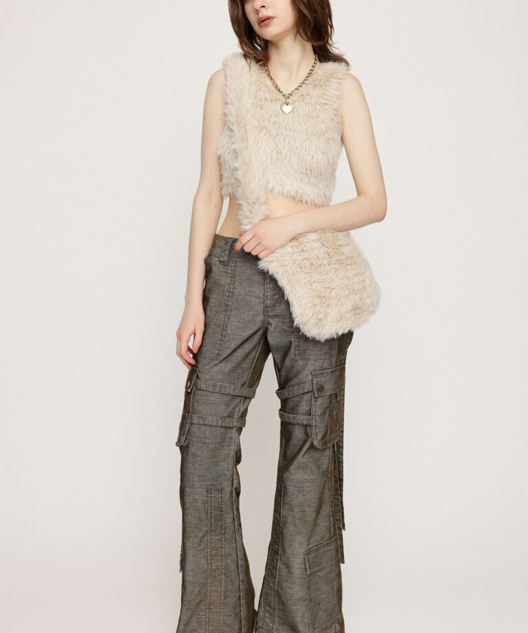 SLY「MIX SHAGGY TANK」|タンクトップ|